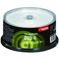 Prodotto DVD+/-R registrabiliSpindle stampabili