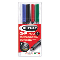 Prodotto Set 4 Pennarelli OHP Hi-Text 780