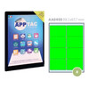 Prodotto Etichette permanenti - verde fluo