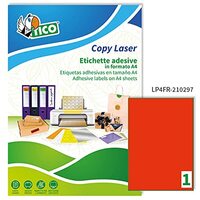 Prodotto Etichette laser premium - Rosso fluo