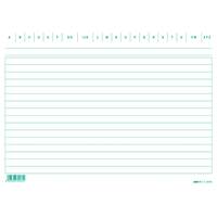 Prodotto Schede rigate verde