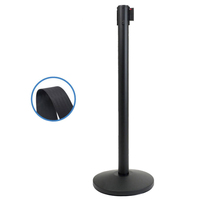 Prodotto Colonnina nero opaco - nastro nero