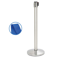 Prodotto Colonnina acciaio - nastro blu