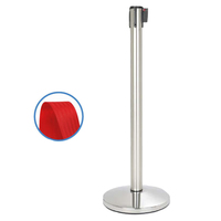 Prodotto Colonnina acciaio - nastro rosso