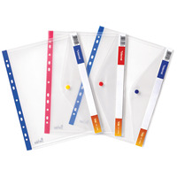 Prodotto Busta con chiusura a bottone - blu