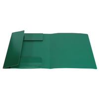 Prodotto Cartella 3 lembi plastificata - Verde
