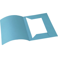 Prodotto Cartellina con lembi senza stampa - Azzurro