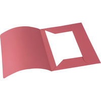 Prodotto Cartellina con lembi senza stampa - Rosso