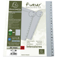 Prodotto Divisori polipropilene riciclato Maxi - alfabetico A/Z