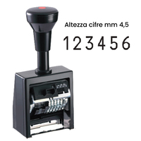 Prodotto Numeratori autoinchiostranti - 4,5 mm