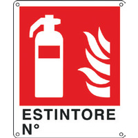 Prodotto Cartelli "Estintore N°"