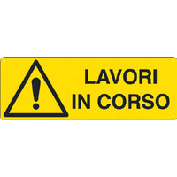 Prodotto Cartelli con segnali di pericolo "Lavori in corso"