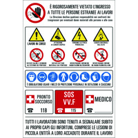 Prodotto Cartelli per cantiere "Cantiere multisimbolo"