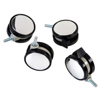 Prodotto Ruote cromate con freno - diam. 75 mm