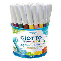 Prodotto Pennarelli in fibra Turbo Maxi Giotto - 48 pz