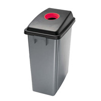 Prodotto Pattumiera coperchio rosso - 60 lt