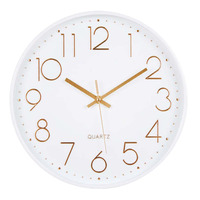 Prodotto Orologio da parete Trendy - bianco/oro rosa