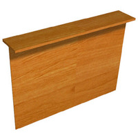 Prodotto Sopralzo reception - noce chiaro