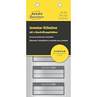 Prodotto Etichette per inventario in alluminio - Avery