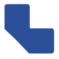 Prodotto Segnaletica da pavimento a L - blu