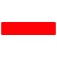 Prodotto Segnaletica da pavimento rettangolare - rosso