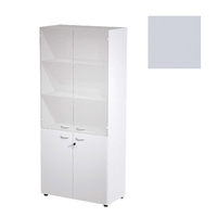 Prodotto Armadio ante basse e vetro - grigio