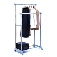 Prodotto Carrello appendiabiti regolabile e doppio