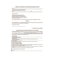 Prodotto Modulo consenso privacy