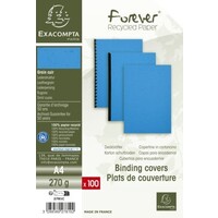 Prodotto Copertine in cartoncino effetto cuoio - blu