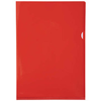 Prodotto Buste a “L” pvc liscio 130 micron - rosso