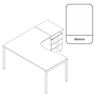 Prodotto Isola di lavoro - cassettiera destra Practika
