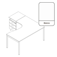 Prodotto Isola di lavoro - cassettiera sinistra Practika
