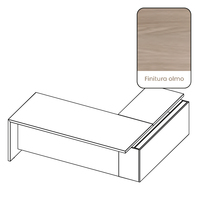 Prodotto Scrivania direzionale T45 - dattilo SX