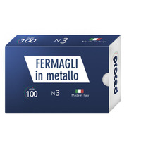 Prodotto Fermagli in metallo N° 3 Proced