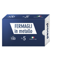 Prodotto Fermagli in metallo  N° 5 Proced