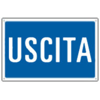 Prodotto Cartello di informazione "USCITA"